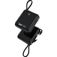 Enyaza Home Labs BP14 10000 Mah Dijital Ekranlı Dahili Kablolu Powerbank