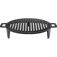 Enyaza Home Lava Metal Silikon Kulplu Döküm Mangal IZGARASI,22X32