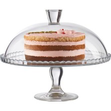 Enyaza Home Paşabahçe Patısserıe Ayaklı & Kapaklı Servis Tabağ