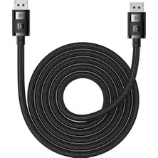 Enyaza Home Definition Serisi Dp 8k To Dp 8k Adaptör Kablo, 3m, Cluster Siyah