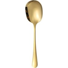 Enyaza Home Arvale Profesyonel 21 cm Paslanmaz Çelik Servis Kaşığı – Yemek ve Salata Servisi Için