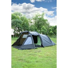 Özbience 4-6 Kişilik Dayanıklı 2 Bölmeli Kamp Çadırı 390X190X120 cm