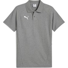 Puma Team Evostripe Polo Erkek Futbol Polo Yaka TIŞÖRT65995233GRI