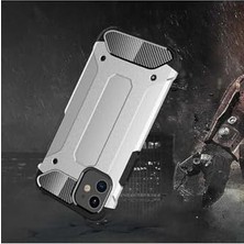 Enyaza Home 12 Mini Uyumlu Crash Silikon Kılıf-Gri