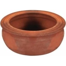 Enyaza Home Toprak Küçük Güveç Tencere (22X12 cm 4-6 Kişilik) Kap