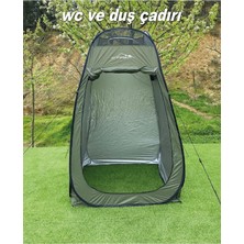 Özbience Pratik Duş ve Wc Çadırı, Kamp Giyinme Kabini, Hafif ve Kolay Kurulum