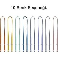 Enyaza Home - 17 Pro Max ile Uyumlu Tüm Serilerle Çapraz Ayarlanabilir Yüksek Kaliteli Şık Crossbody Strap Telefon Askısı - Açık Mavi