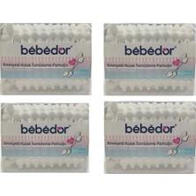 Bebedor Güvenlikli Kulak Temizleme Çubuğu 4 Adet 60 'lı