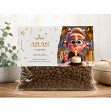 Sera Nova Doğum Günü Hediyelik Kedi Maması Baby Shower Dağıtmalık Kişiye Özel Parti Hediyelik 20 Adet Her Biri 50GR