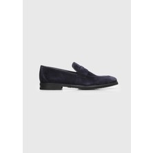 Ramsey Lacivert Süet Casual Loafer