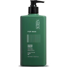 Screen For Man Shaving Cream 400 ml – Erkek Tıraş Kremi, Yumuşatıcı, Nemlendirici & Tahriş Karşıtı Bakım