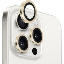 Pileli Store Ally Iphone 15 Pro/15 Pro Max Kamera Lens Koruma Camı