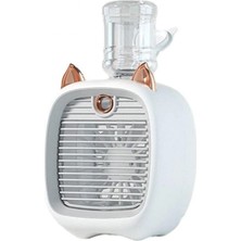 Pileli Store Ezere Hava Nemlendiricili Masaüstü Fan Taşınabilir Mini Klima Soğutucu