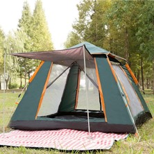 Özbience 6 Kişilik Otomatik Kamp Çadırı, Çift Kapı, Tenteli ve Sineklikli