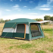 Özbience Yüksek Kapasiteli Aile Kamp Çadırı, 2 Oda ve 1 Salon, 12 Kişilik Konfor