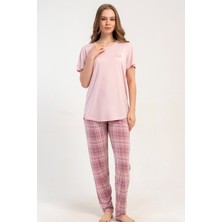 Vienetta Kadın P.vıscon Kısa Kol Pijama Takım, 512197