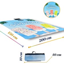 Özbience Yumuşak ve Hafif Kamp Matı Piknik Örtüsü 150-200CM, Konforlu Kullanım