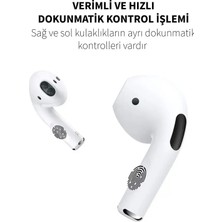 GUNKES Pro 5 Ios Android Uyumlu Dokunmatik Bluetooth Kulaklık 8d Stereo Hd Ses