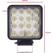 Sarlite Dc 12-24 Volt 16 Watt Osram Çip  Araç Tekne Projektörü