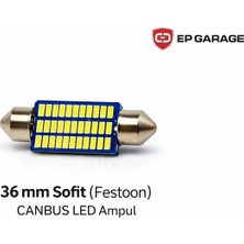 EP Garaj Otomotiv 36 mm Sofit (Festoon) Canbus LED Ampul