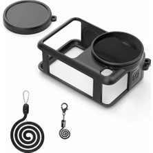 Mettzchrom Dji Osmo Action 6 Uyumlu Silikon Kılıf Koruma Kılıfı Soft Case