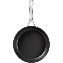 Enyaza Home Ballarını Alba Alüminyum Kızartma Tavası, 32 Cm, Yapışmaz Kaplama, Tüm Ocak Türleri Için Siyah