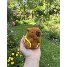 NB Market Kapibara Yeşil Sülfat / Peluş Kahverengi Anahtarlık/ Yeşil Kaplumbağa /capybara Oyuncak/ Labubu 10CM