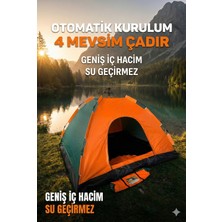 Özbience 6 Kişilik Otomatik Kamp Çadırı, Su Geçirmez Tam Set, Kolay Kurulum