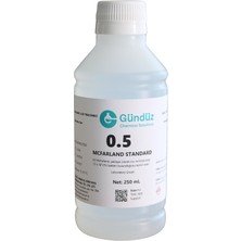 Gündüz Kimya Mcfarland 0.5 Standard Solüsyonu | Mikrobiyolojik Bulanıklık | 250 ml