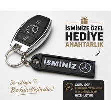 YSN Sounds Isimli Mercedes Anahtarlık , Kişiye Özel - Hediyelik Isimli Araç Logolu Anahtarlık - Isimli Mercedes Araba Anahtarlığı