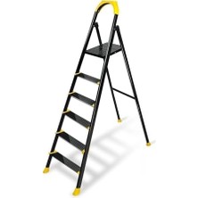 Enyaza Home Ze Hardy Özel Tasarım Hafif Merdiven, Kaymaz,özel Üçgen BASAMAKLAR,125 kg Taşıma Kapasitesi, (5+1)