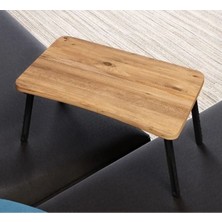 Özbience Sarı Katlanabilir Laptop ve Çalışma Masası, Ayaklı ve Çok Amaçlı