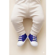 Numix Baby Kids Bebek Ilk Adım Ayakabısı, Esnek, Kaymaz Taban, Yıldız Desenli, Bebek Patik-Panduf
