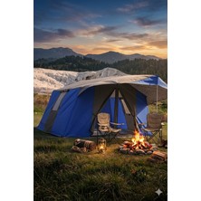 Özbience 2+0 Double Orman Şantiye Depo Çadırı, 6 Kişilik, Sineklikli, Dayanıklı