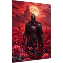 Charmbi Dark Souls Chosen One Dekoratif Metal Poster Tablo – Canlı Renk Parlak Yüzey Modern Oda Duvar Dekoru