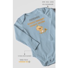 Morivo Kids Dedemden Uzun Kollu Çıtçıtlı Bebek Body
