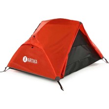 Özbience 2 Kişilik 4 Mevsim Kamp Çadırı, Su Geçirmez, Kırmızı, 130X200 cm