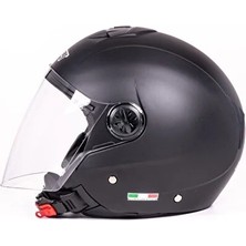 Sway SW715 Yarım Yazlık Kask Mat Siyah