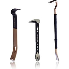 Enyaza Home Ops 25,4 Cm, 38,1 cm ve 76,2 cm Tırnak Çekici, Düz Kaldırma Çubuğu ve Levye Alet Seti, Sert Çelik,%3 Gazilere Bağışlanmıştır