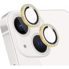 Enyaza Home (5514) Swarovski Taşlı Kamera Koruyucu Lens 14 ile Uyumlu