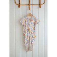 Lollie Baby&Kids 0.5 Tog Yazlık Bebek & Çocuk Uyku Tulumu %100 Pamuk - Pastel Hearts