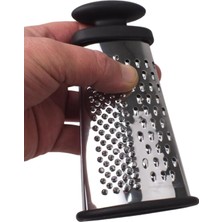 Enyaza Home Deconox Paslanmaz Çelik Yassı Avuç Içi Mini Rende, 3 Yönlü Rendeleme Yassı Tasarım 15 * 7 * 3cm