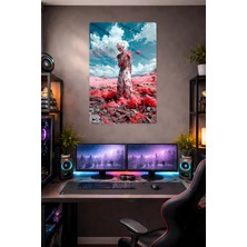 Charmbi Last Stand Metal Poster Tablo – Parlak Yüzey Canlı Baskı Modern Duvar Dekoru Gamer Anime