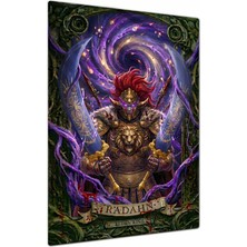 Charmbi Radahn Elden Ring Dekoratif Metal Poster Tablo – Canlı Renk Parlak Yüzey Modern Oda Duvar Dekoru