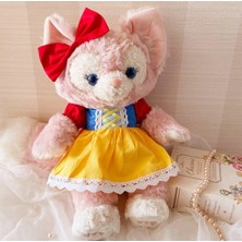 NB Market Kıyafetli Tilki Peluş Oyuncak 45CM Tüylü Yumuşak Kumaş Uyku Arkadaşı Peluş Bebek Kostümlü