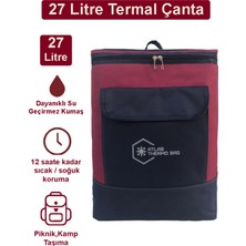 Özbience 27 Litre Isı Yalıtımlı Sırt Çantası, Piknik, Kamp, Plaj Termal Çanta