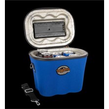 Özbience Mavi Içecek Soğutucu ve Taşıma Çantası, Buz Kartuşlu, Hafif ve Pratik