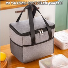 Özbience 10 Litre Isı Yalıtımlı Piknik ve Yemek Taşıma Çantası