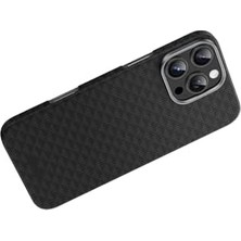 Enyaza Home - 16 Pro ile Uyumlu Kılıf ile Uyumlu Şarj Özellikli 0,5 Süper Ince Aramid Karbon Fiber Paris Kevlar