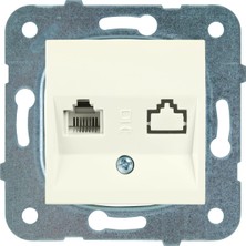 Enyaza Home Krem Tekli Nümeris Cat3 Mekanizma